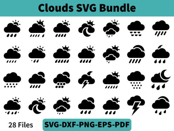 A Clouds SVG Bundle Review for Crafts and Graphics Campaigns