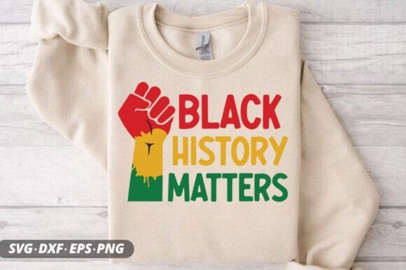 A Graphic Designer's Take on the Black History Matters SVG Design for Web Publishing
