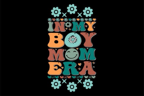 A Retro SVG for Boy Mom Crafts & Graphics