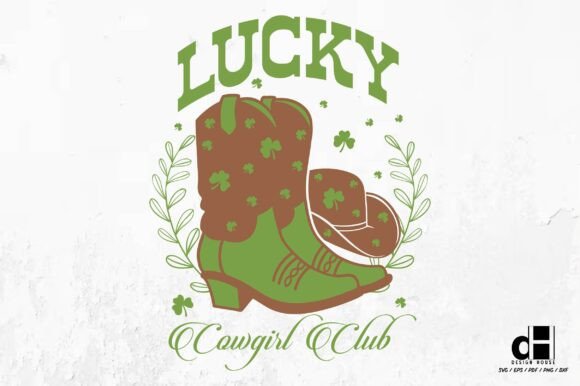 Crafting a Local Brand with St.Patrick's Day Cowgirl Graphics