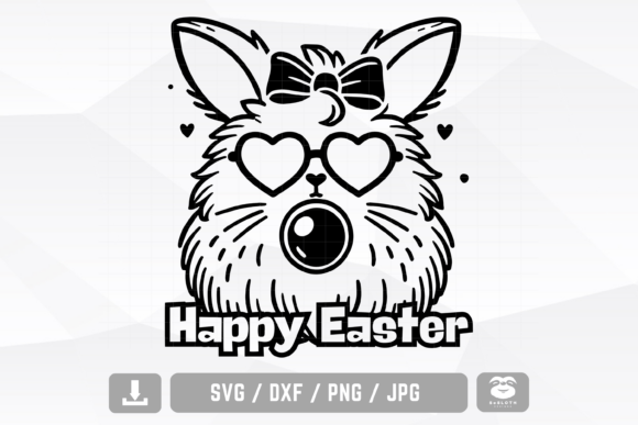 Crafting Joyful Easter Graphics with a Fluffy Bunny SVG