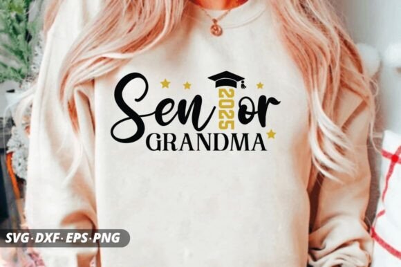 Crafting Warm Branding with Senior 2025 Grandma Graphics