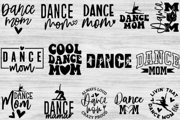 Dance Mom SVG Bundle: A Crafts Graphic Asset for Editorial Use