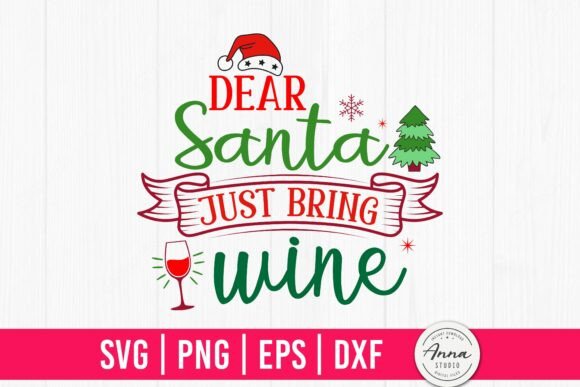 Dear Santa Just Bring Wine SVG: A Designer’s Marketing Review