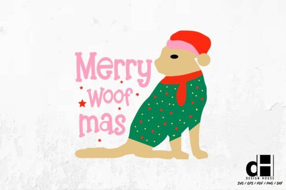 Merry Woofmas Graphics for Craft and Content Campaigns