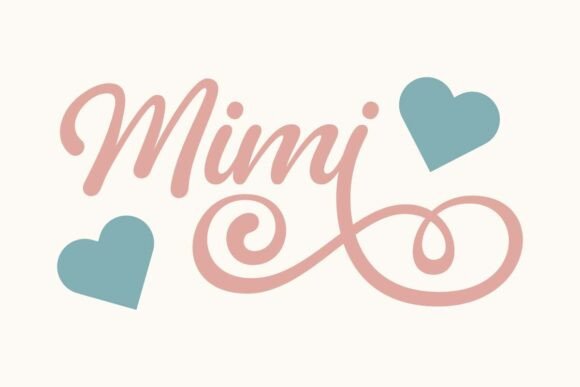 Mimi Retro Boho: A Vintage Design Asset for Crafts & Graphics