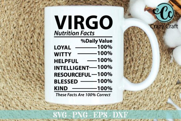 Professional Review of Virgo Nutrition Facts Graphics for Crafts